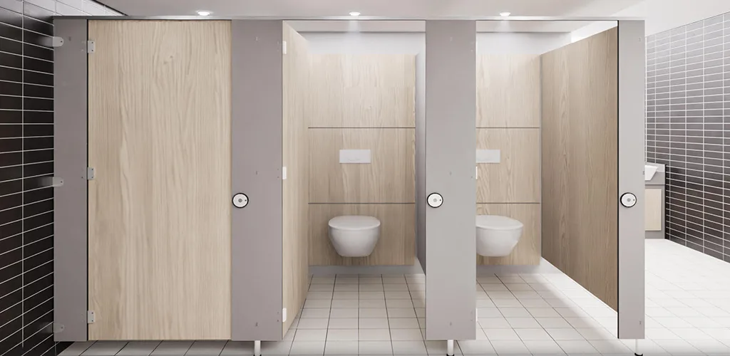 How Material Choice from Toilet Cubicle Suppliers UK Affects Maintenance
