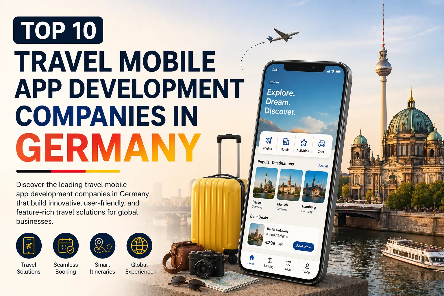 Top 10 Travel Mobile App Development Companies in Germany