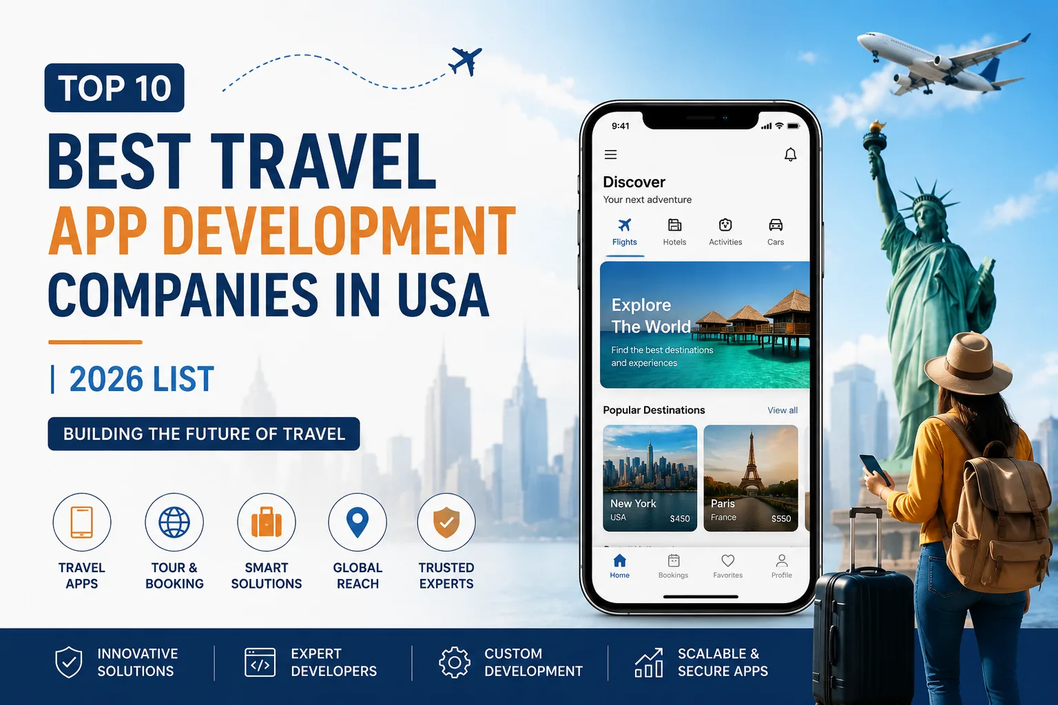 Top 10 Best Travel App Development Companies in USA | 2026 List