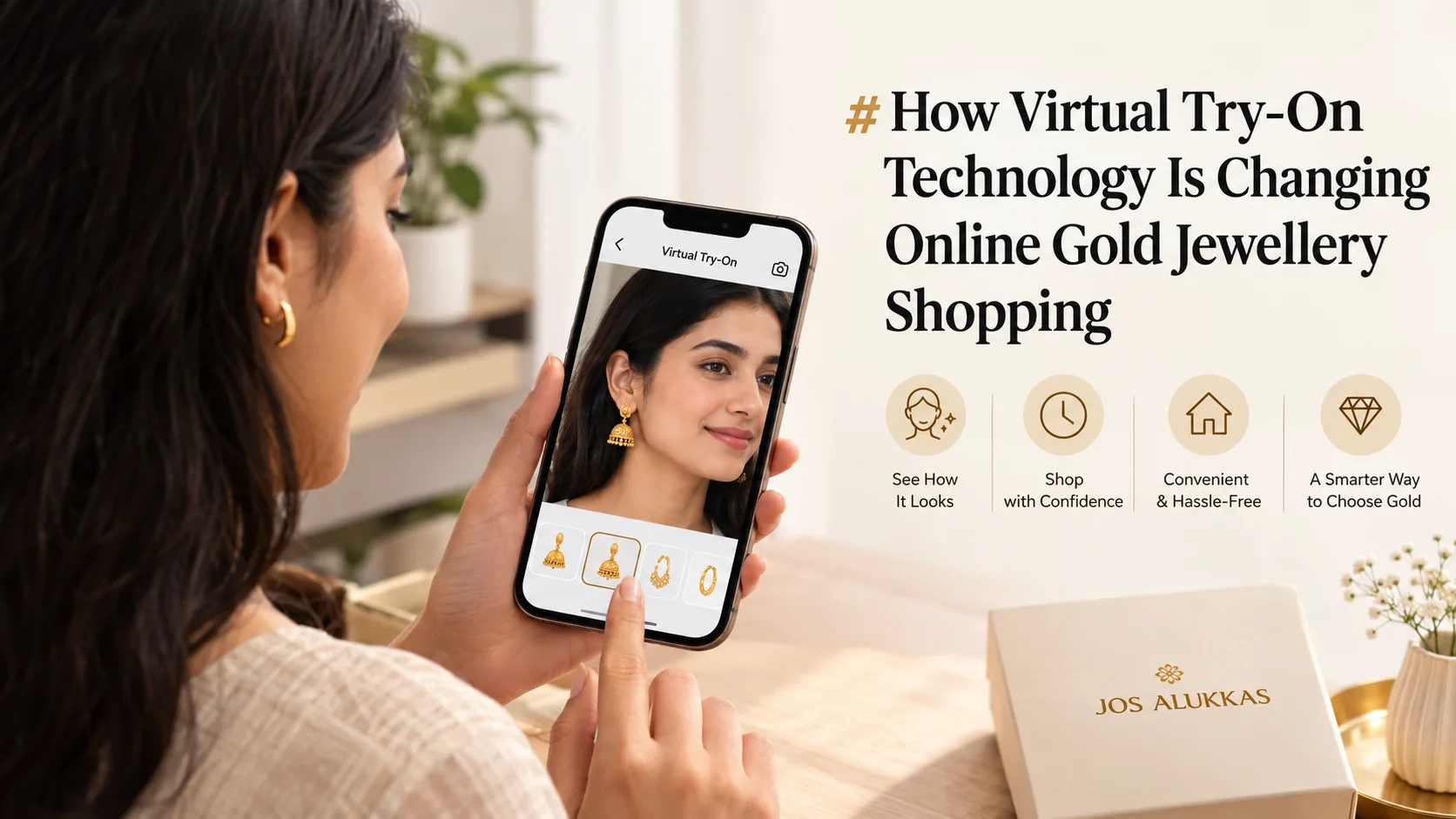 How Virtual Try-On Technology Is Changing Online Gold Jewellery Shopping