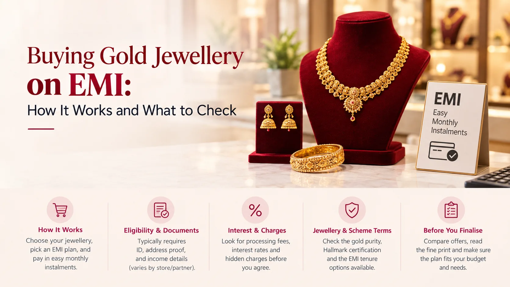 Buying Gold Jewellery on EMI: How It Works and What to Check