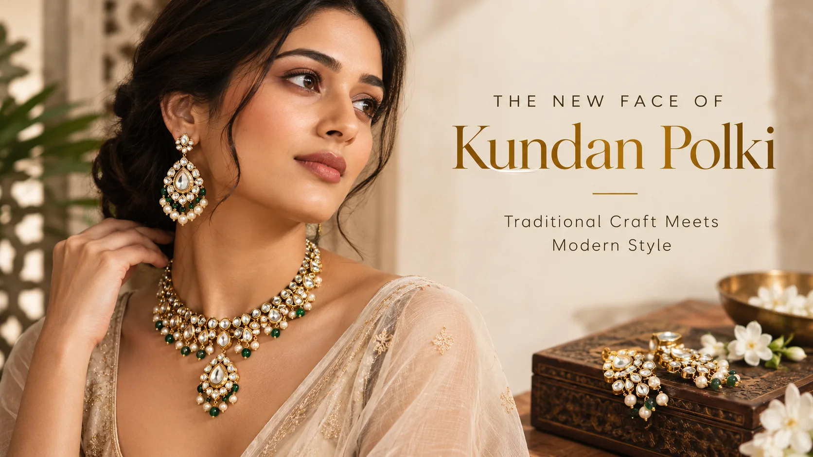 The New Face of Kundan Polki — Traditional Craft Meets Modern Style