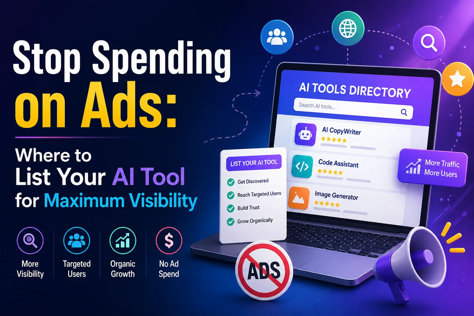 Stop Spending on Ads: Where to List Your AI Tool for Maximum Visibility
