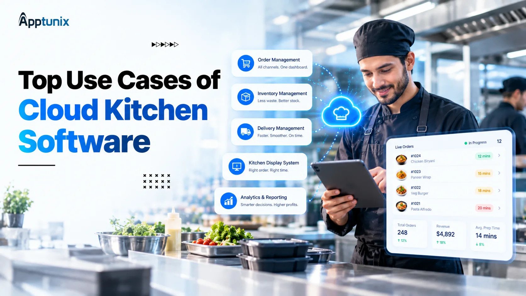 How AI Is Transforming Cloud Kitchen Operations: Use Cases & Benefits
