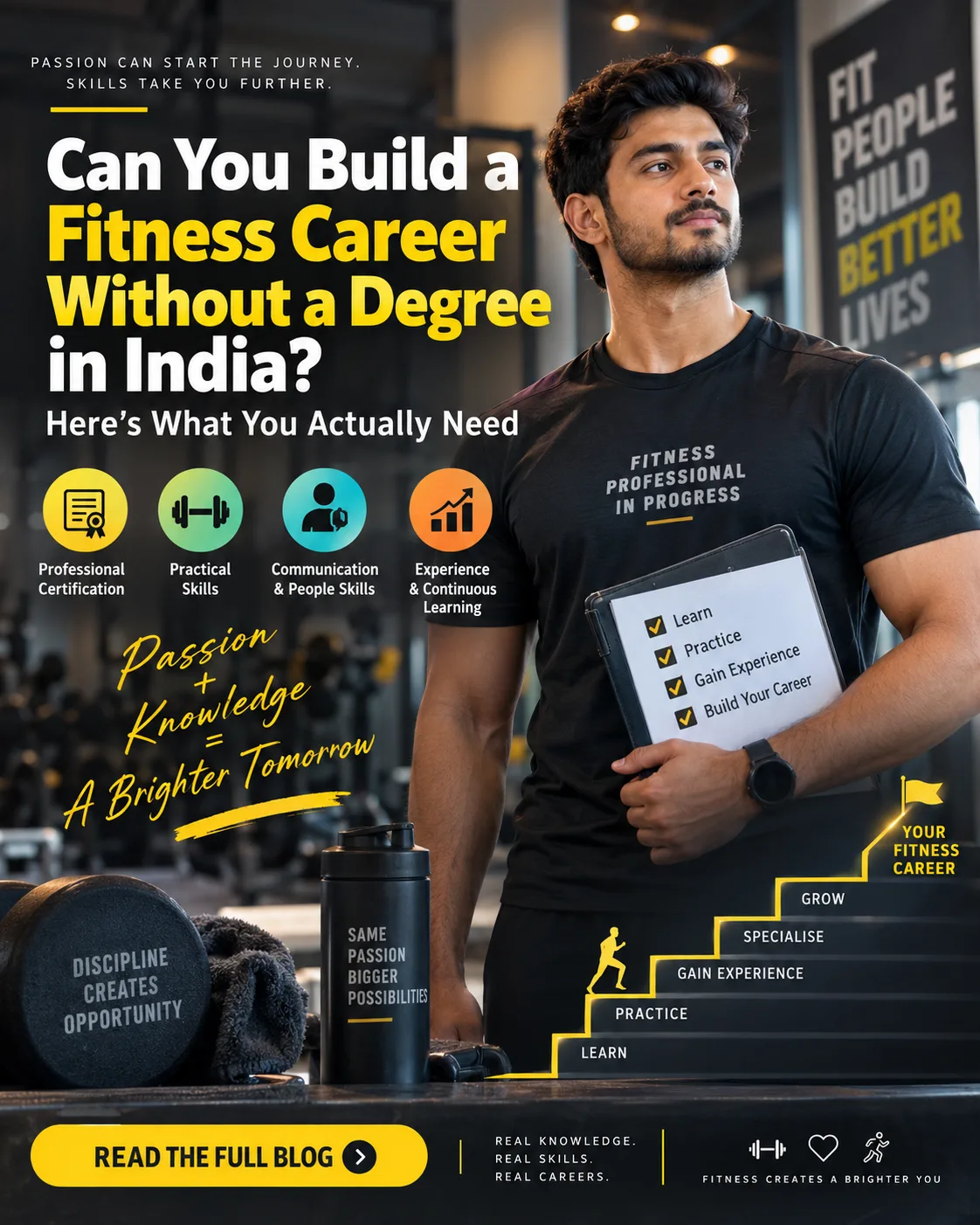 Can You Build a Fitness Career Without Degree India? Here’s What You Actually Need