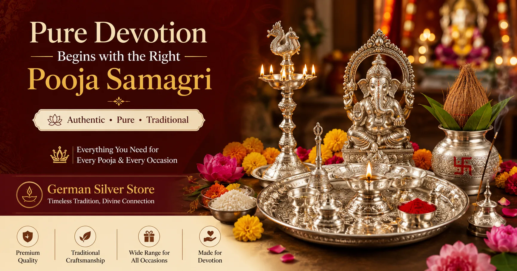 Pure Devotion Begins with the Right Pooja Samagri