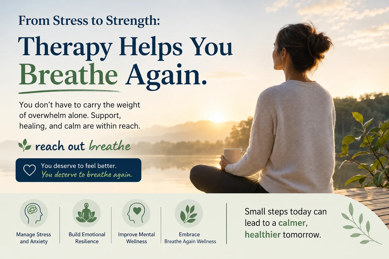 From Stress to Strength: How Therapy Helps You Feel Calm, Balanced, and Able to Breathe Again