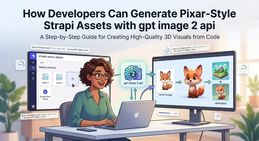 How Developers Can Generate Pixar-Style Strapi Assets with gpt image 2 api