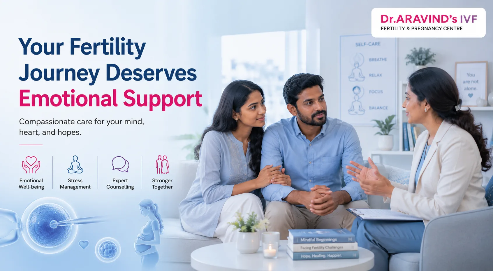 Stress Management Tips During Fertility Treatment | top 10 IVF Centre in Chennai