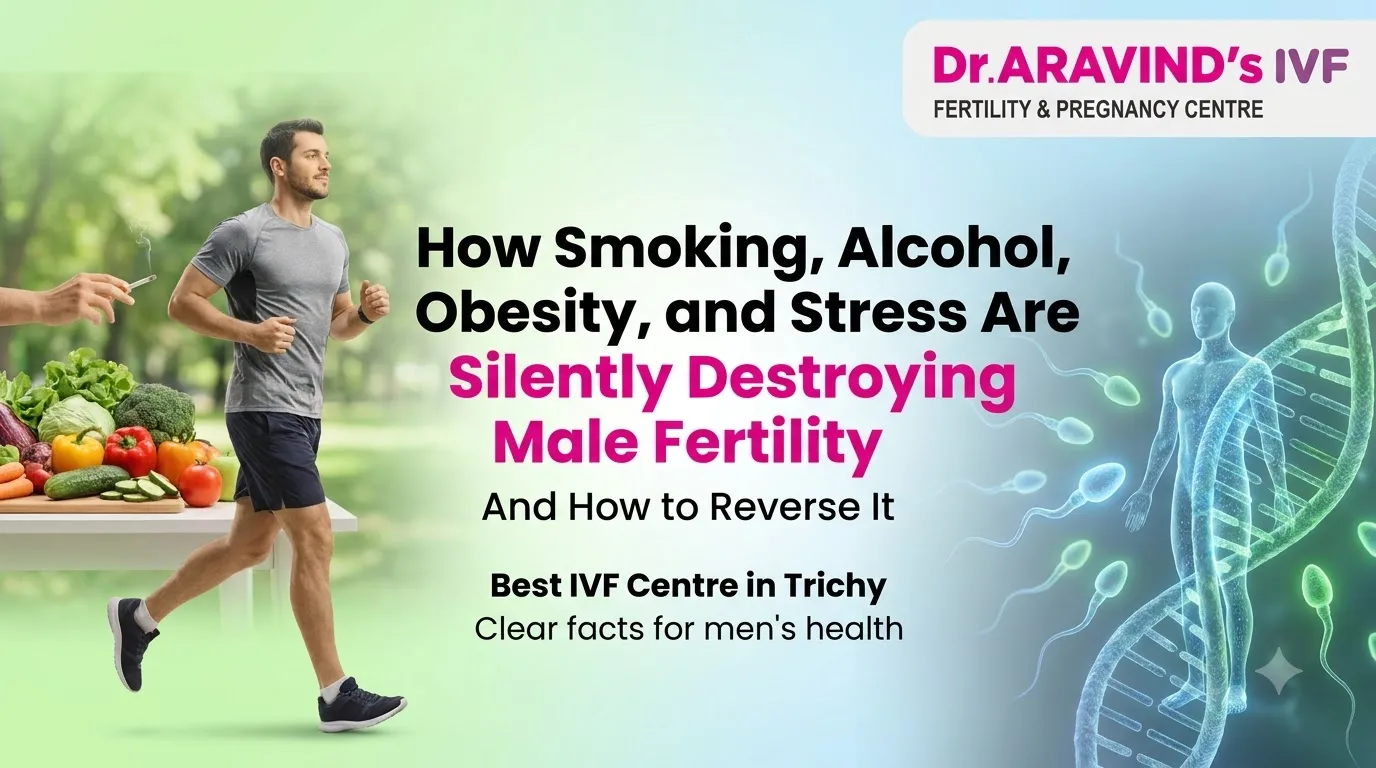 How Smoking, Alcohol, Obesity, and Stress Affect Male Fertility, and How to Improve It
