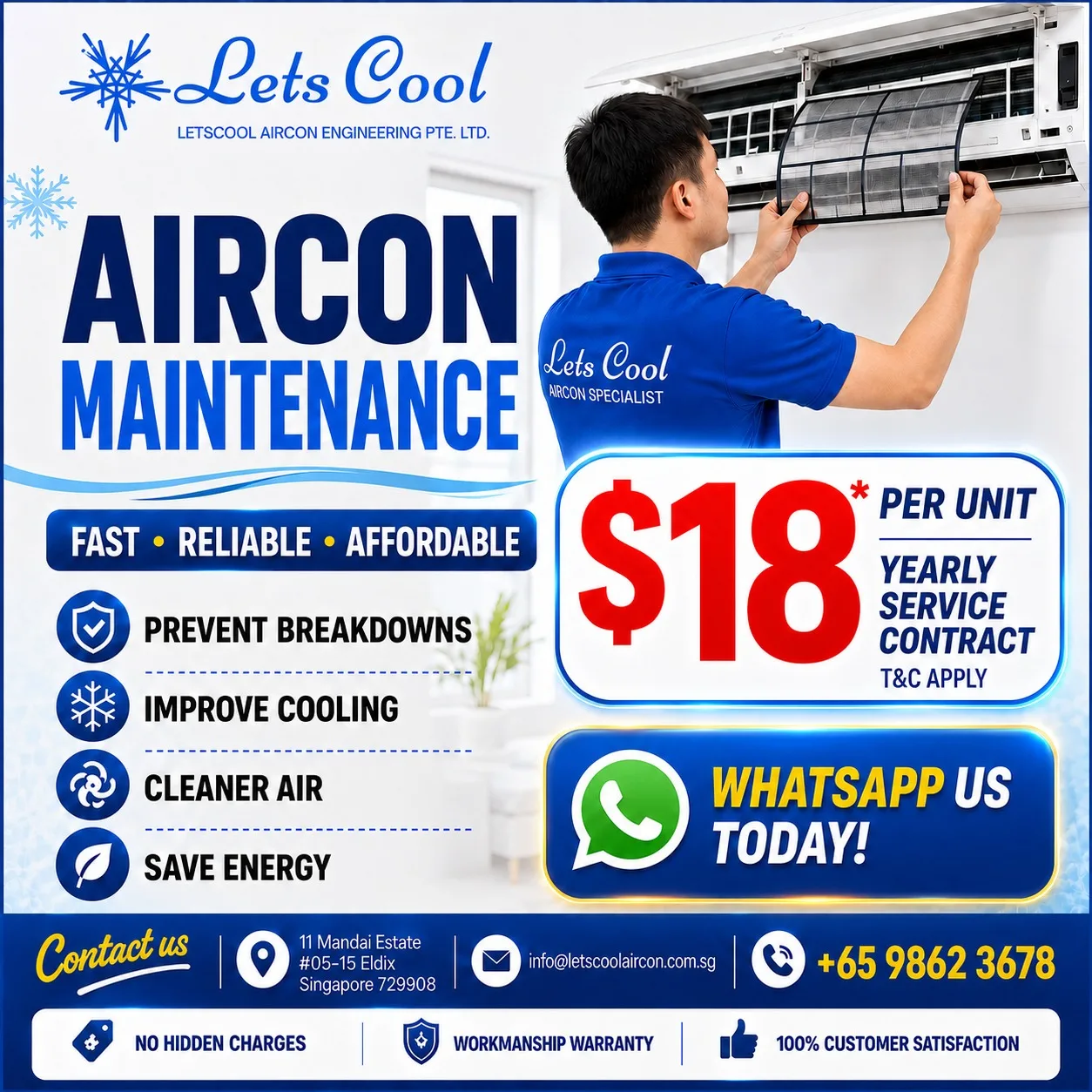 What is the difference between servicing and maintenance?