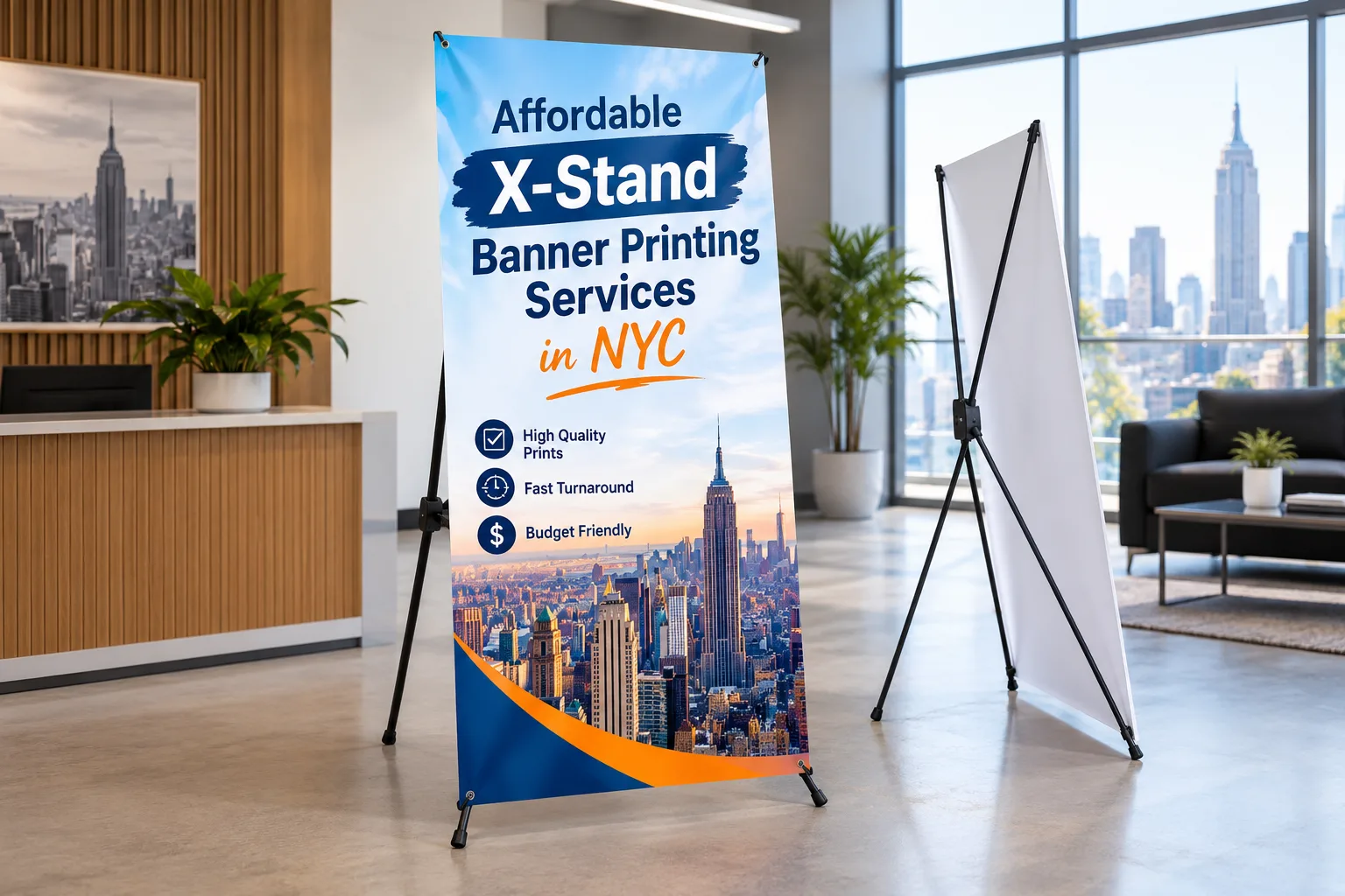 Affordable X-Stand Banner Printing Services in NYC