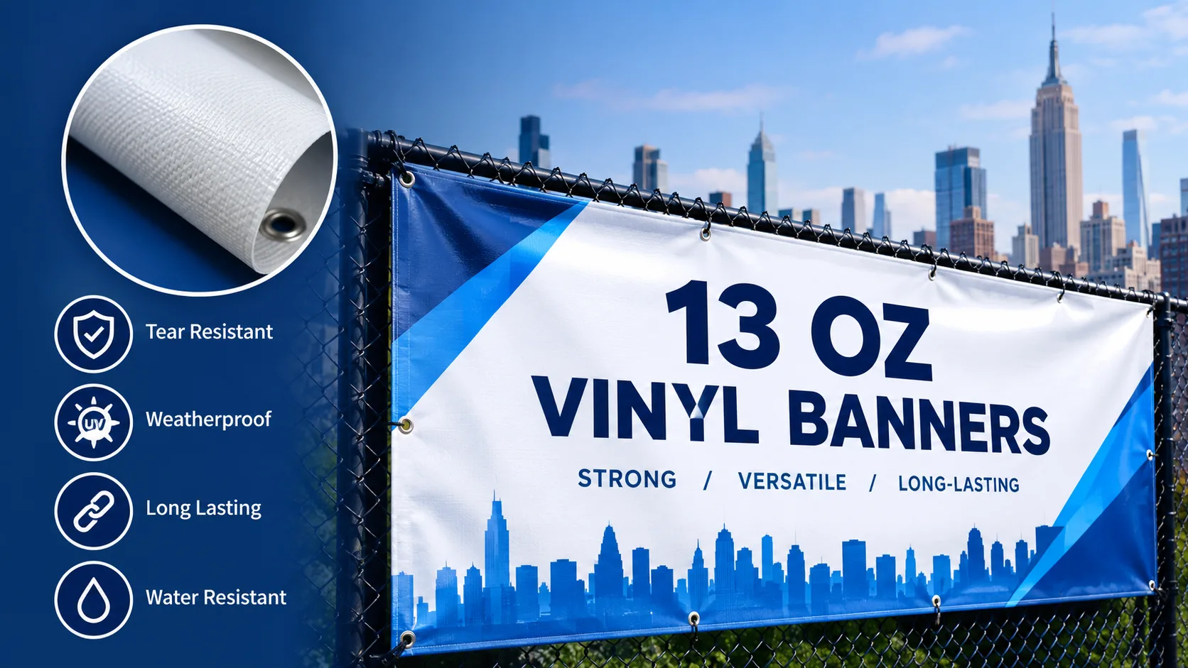 How to Choose the Right Size for a 13 oz Vinyl Banner
