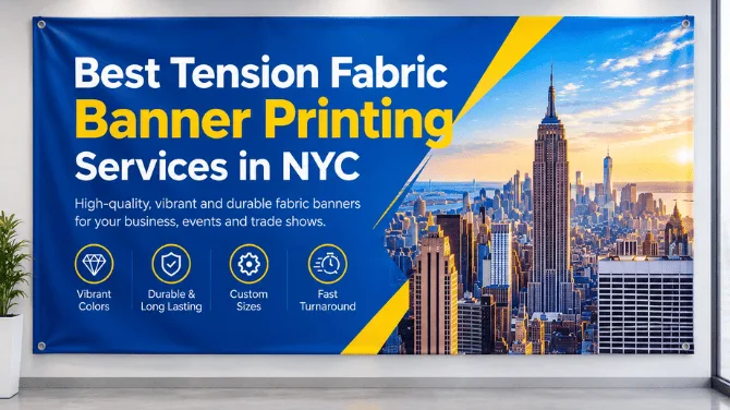Best Tension Fabric Banner Printing Services in NYC