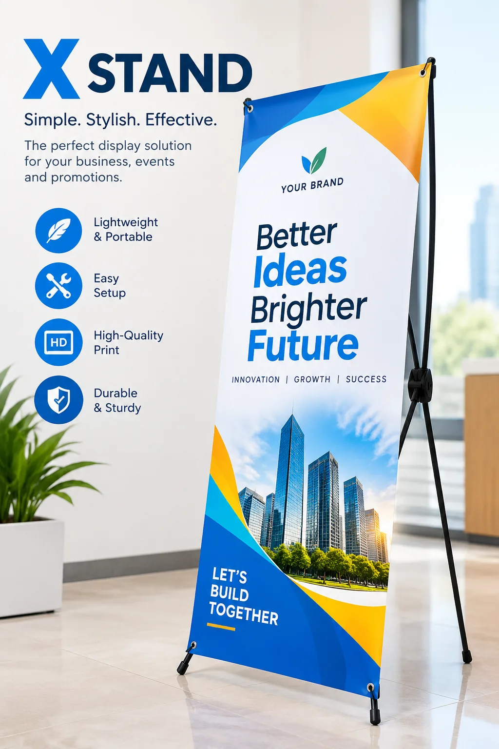 X-Stand Banners in NYC for Indoor Advertising