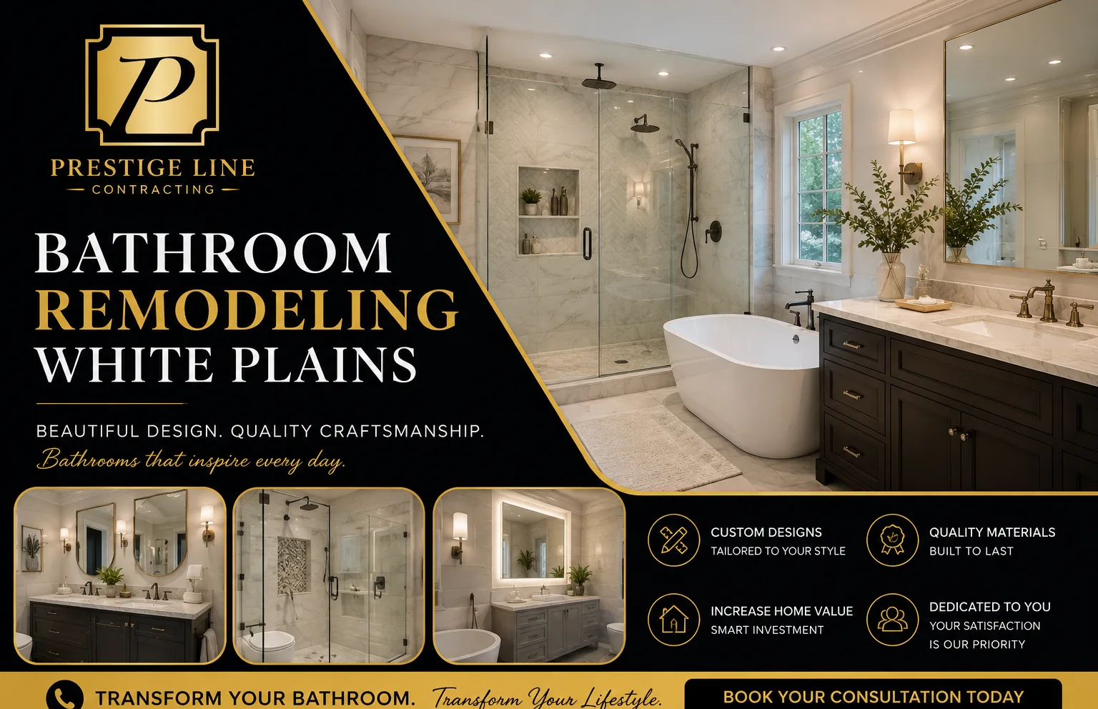 Bathroom Remodeling White Plains: Create a Stylish and Functional Bathroom for Your Home