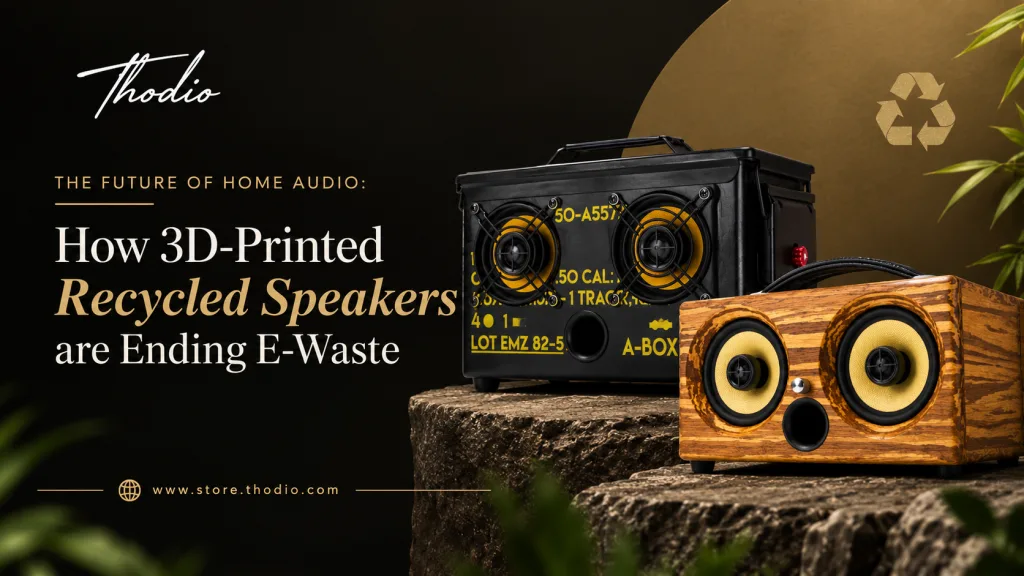 The Future of Home Audio: How 3D-Printed Recycled Speakers are Ending E-Waste