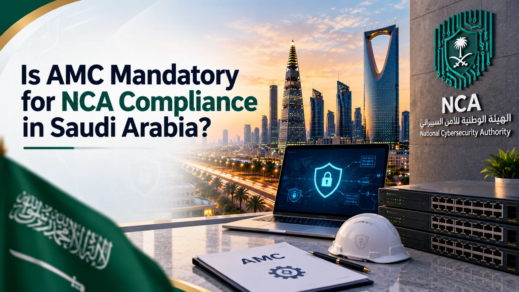 Is AMC mandatory for NCA compliance in Saudi Arabia?