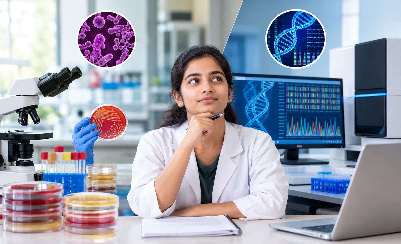 Clinical Microbiology or Genomics? A Career Comparison Guide for Kerala Life Science Students