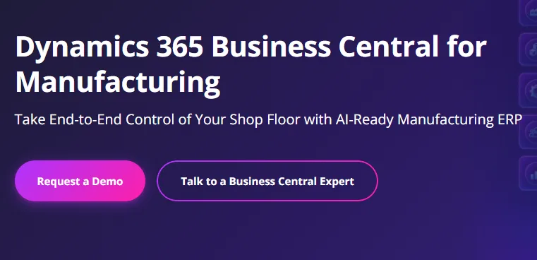 Why Manufacturers Are Choosing Business Central Manufacturing Solutions