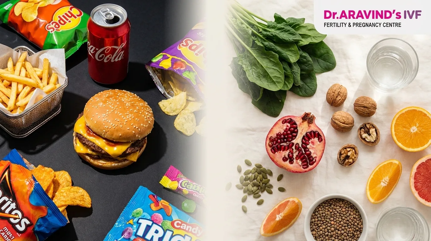 5 Ways Fast Food and Processed Sugar Damage Egg and Sperm Quality — Male Fertility Chennai