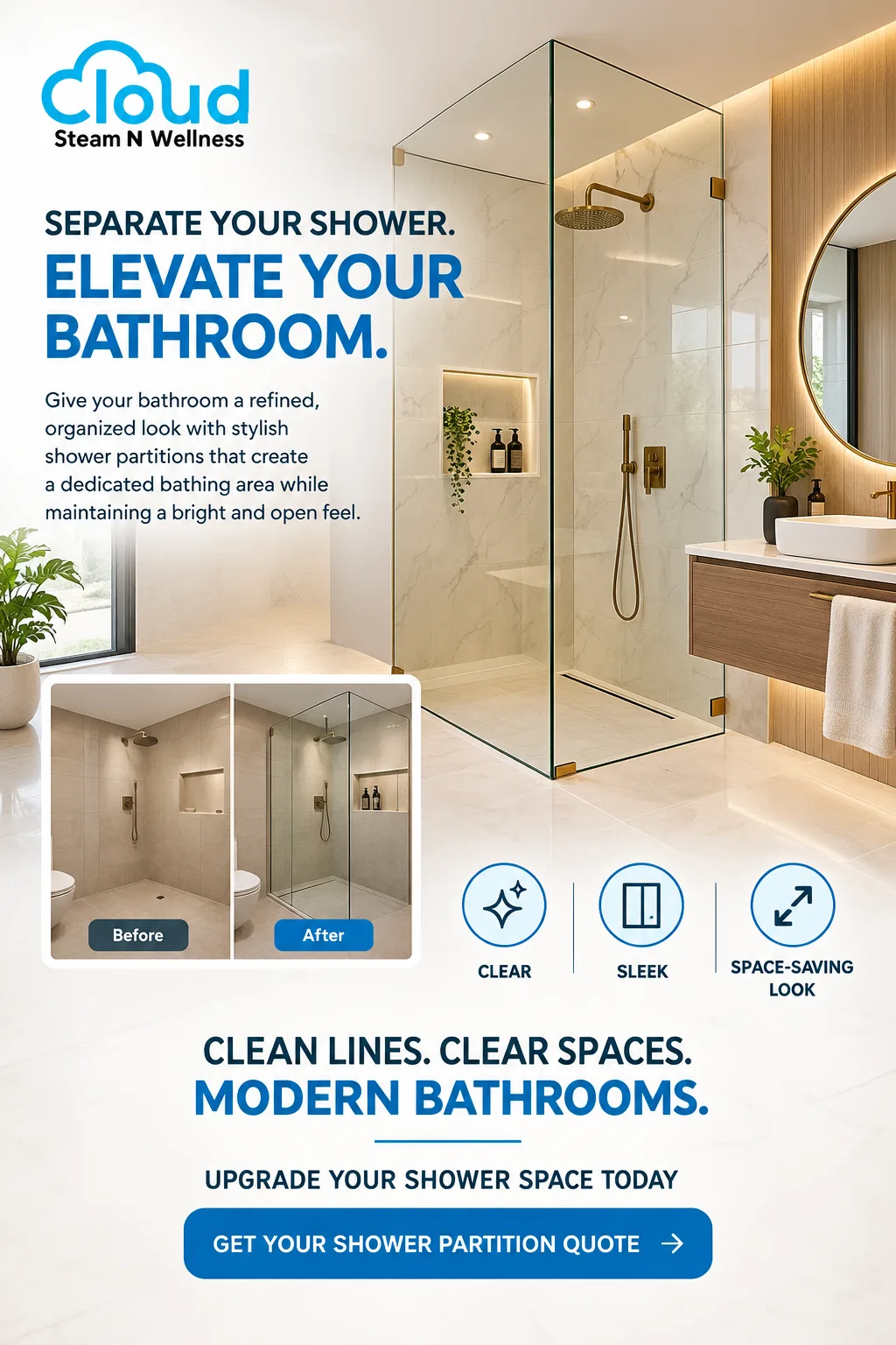 Modern Bathroom Ideas for Better Privacy, Style and Space