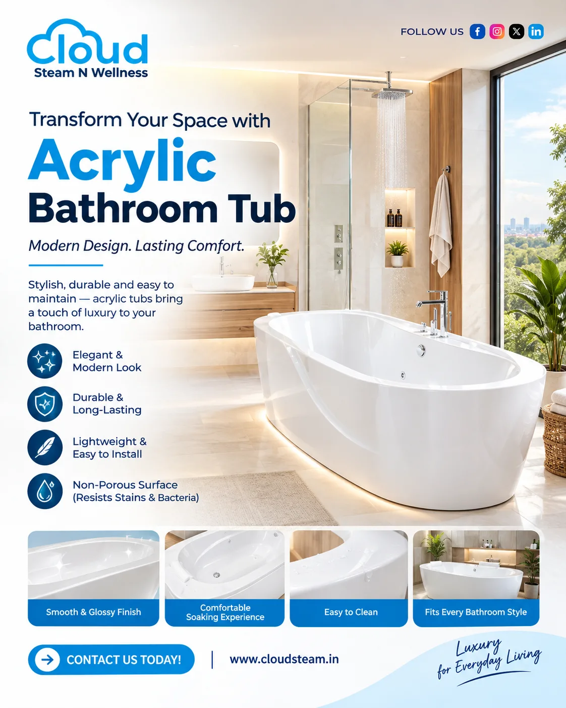 How to Create a Modern Wellness Bathroom at Home