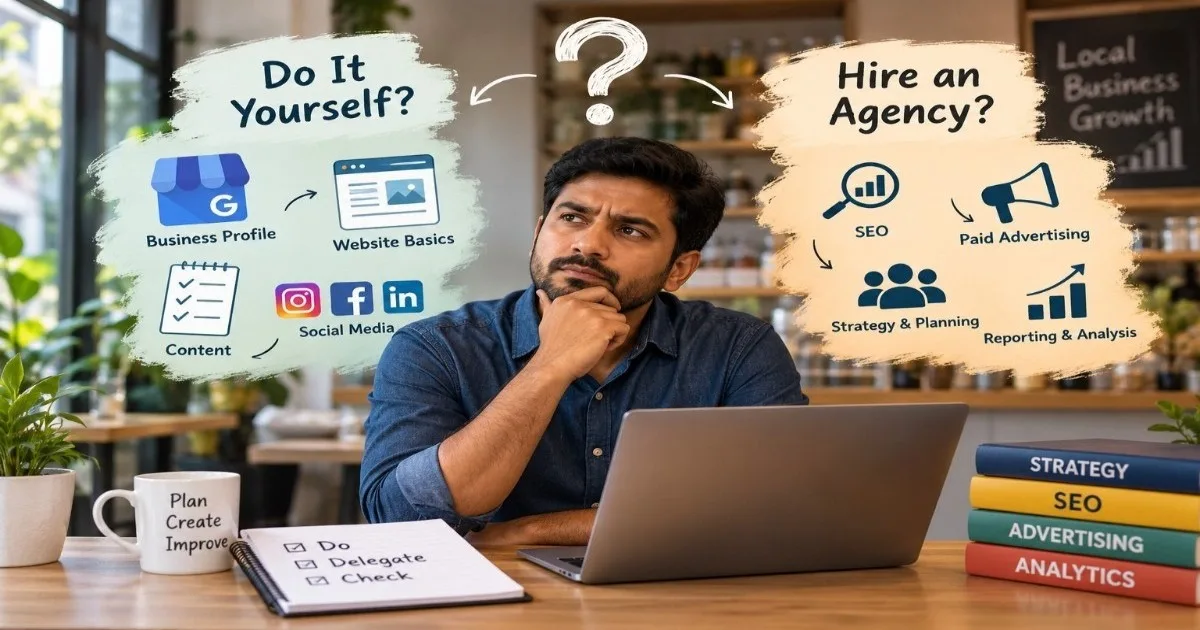 Do, Delegate or Check: Who Should Run Your Local Business's Online Marketing?