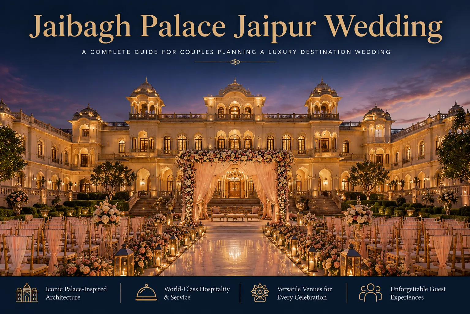 Planning a Wedding in Jaibagh Palace Jaipur: A Step-by-Step Guide for Modern Couples