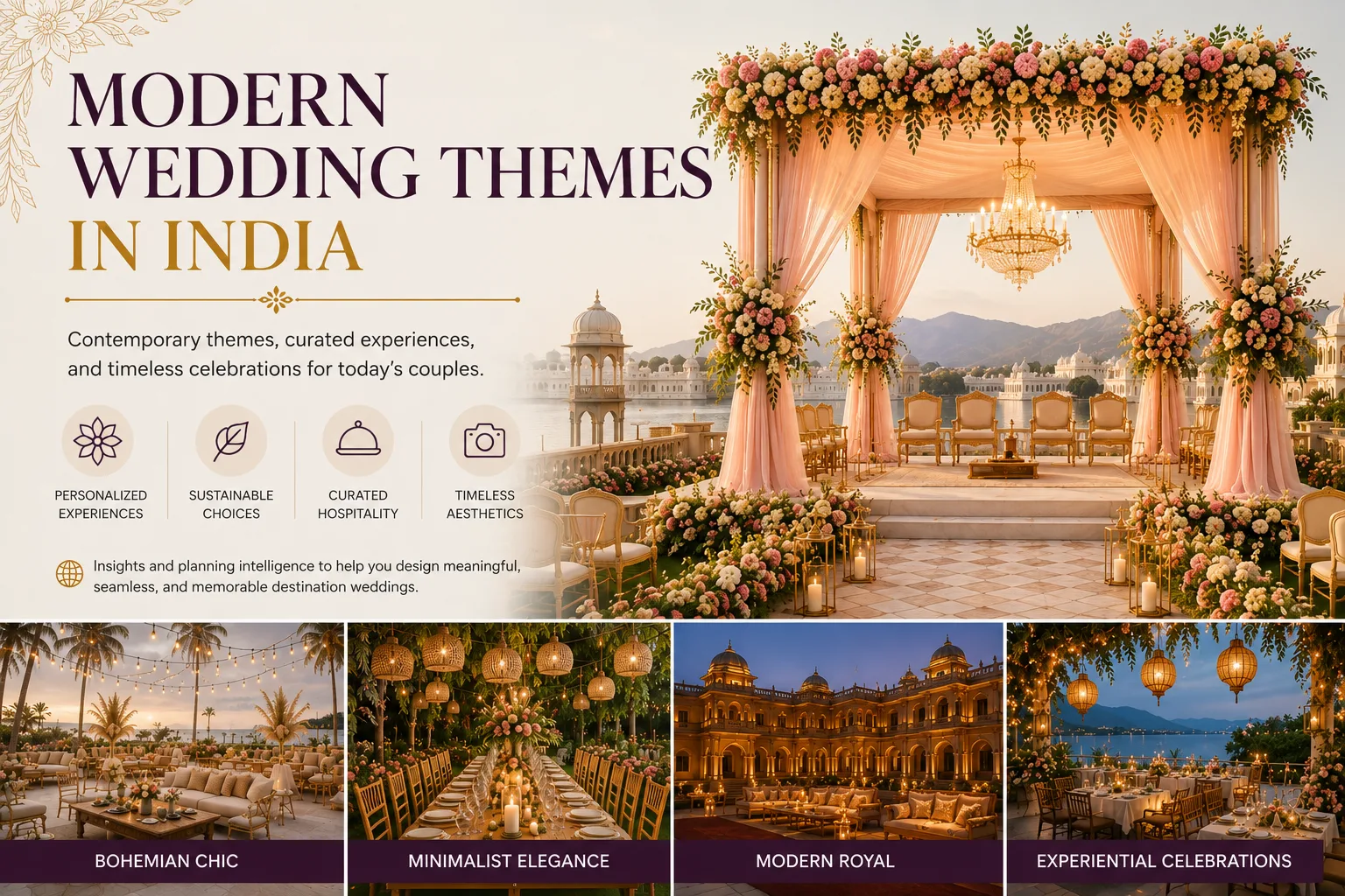 Modern Wedding Themes in India: Why Couples Are Moving Beyond Traditional Wedding Templates