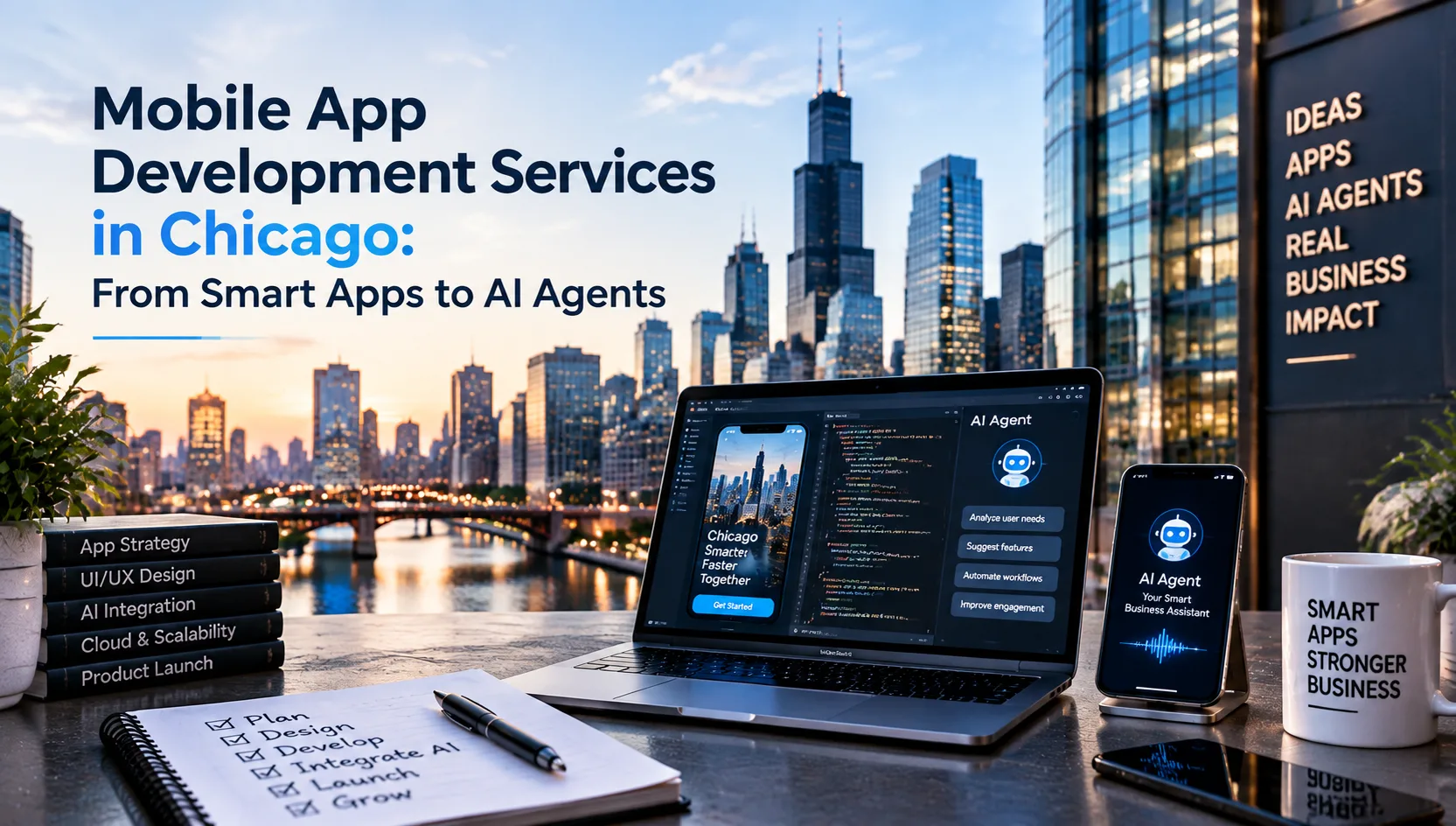 Mobile App Development Services in Chicago: From Smart Apps to AI Agents