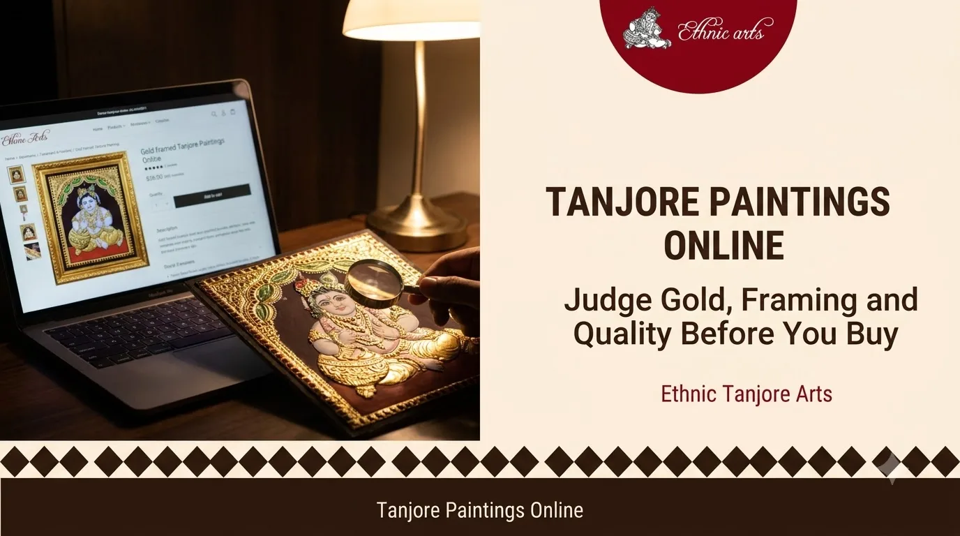 Tanjore Paintings Online: How to Judge Gold Work, Framing and Quality Before You Buy