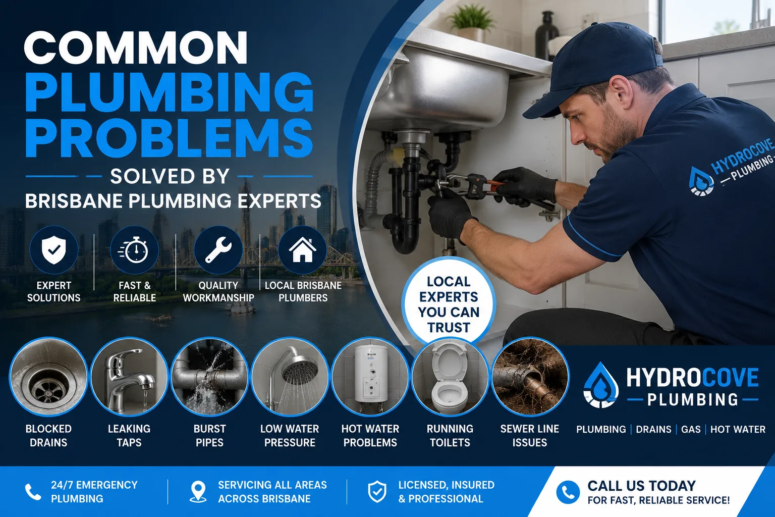 Common Plumbing Problems Solved by Brisbane Plumbing Experts