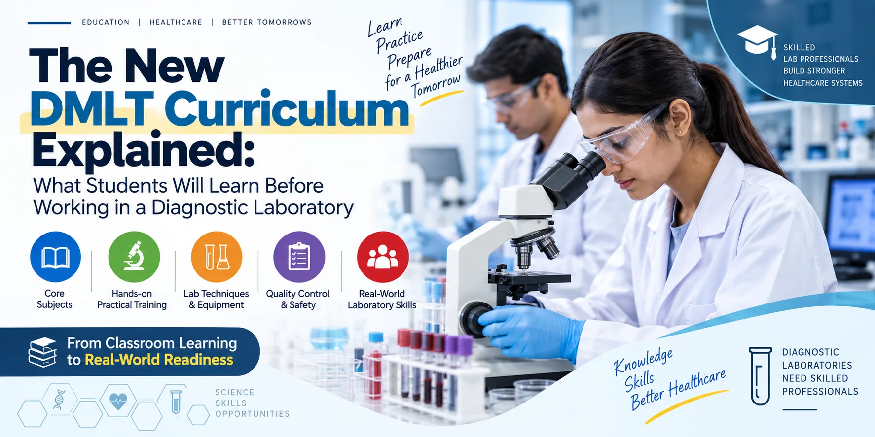 The New DMLT Curriculum Explained: What Students Will Learn Before Working in a Diagnostic Laboratory
