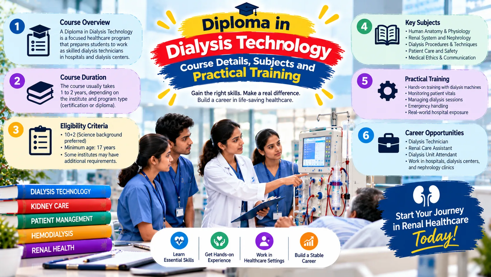 Diploma in Dialysis Technology: Course Details, Subjects and Practical Training