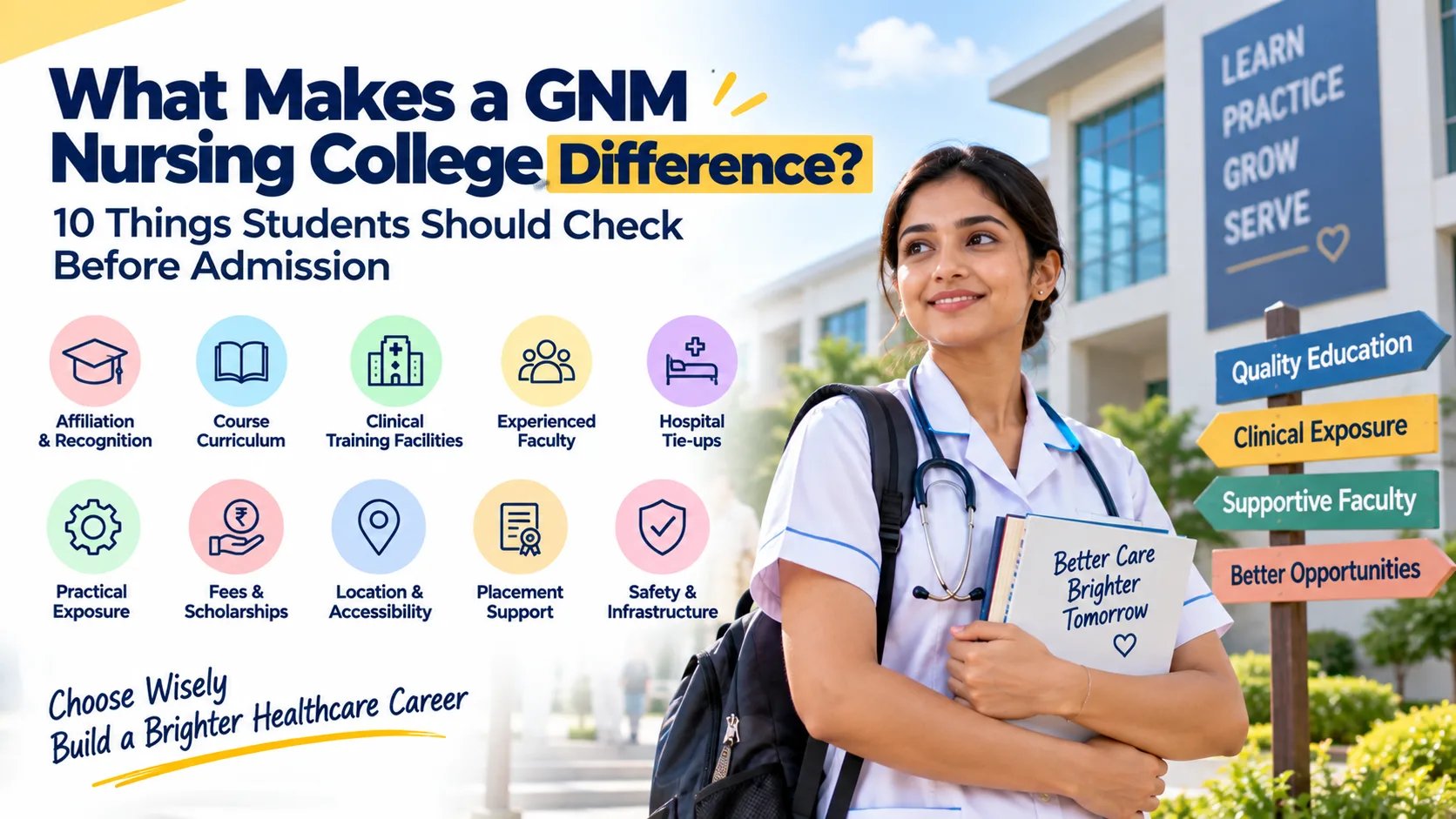 What Makes a GNM Nursing College Different? 10 Things Students Should Check Before Admission