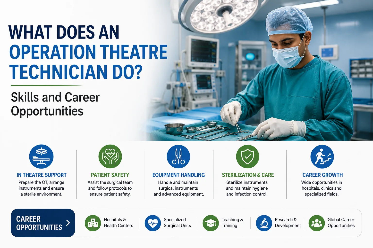 What Does an Operation Theatre Technician Do? Skills and Career Opportunities