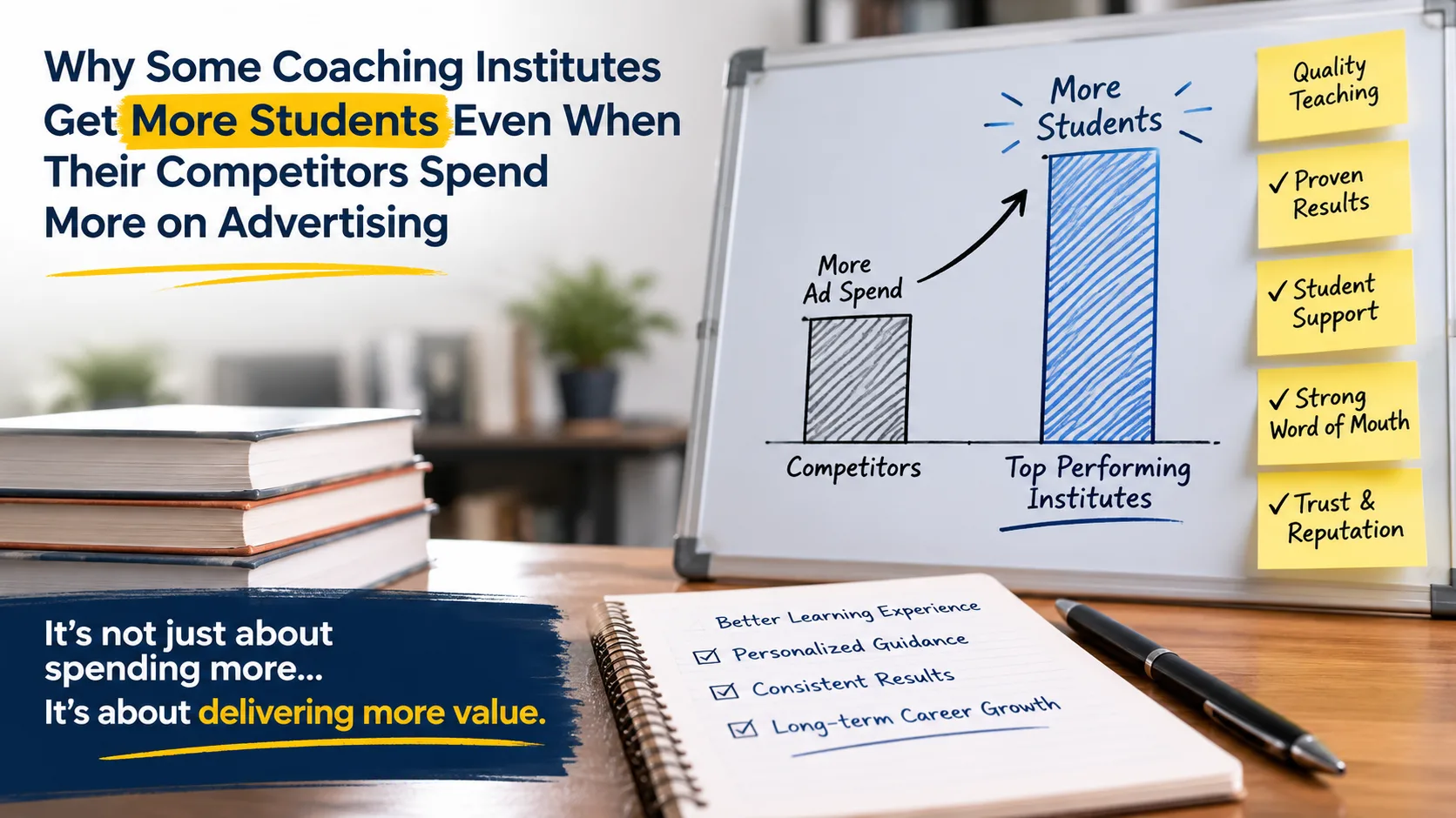 Why Some Coaching Institutes Get More Students Even When Their Competitors Spend More on Advertising