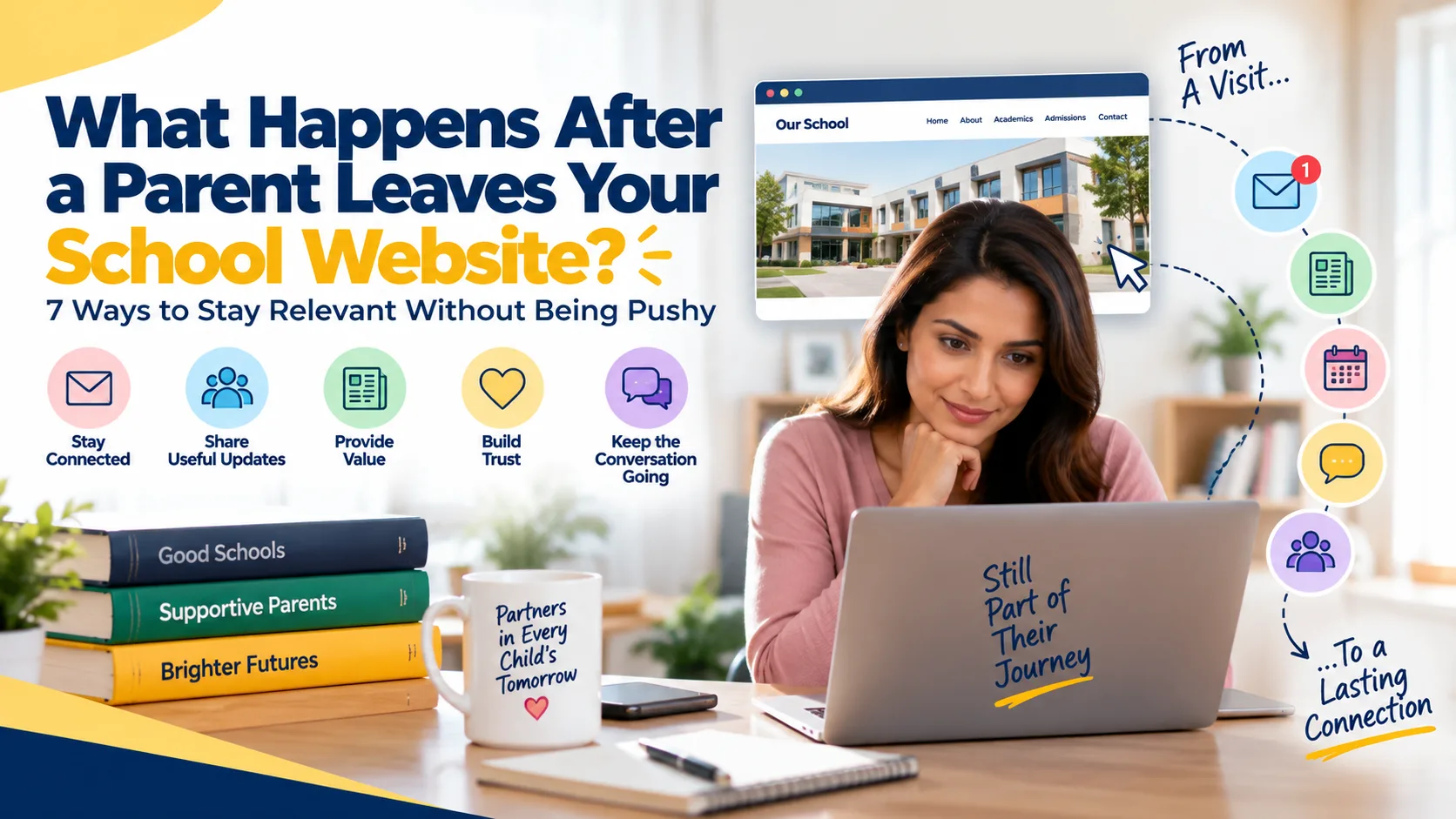 What Happens After a Parent Leaves Your School Website? 7 Ways to Stay Relevant Without Being Pushy
