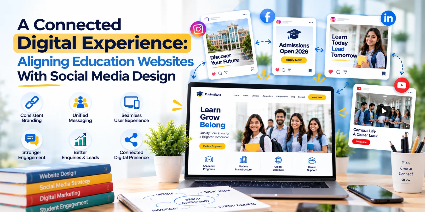 A Connected Digital Experience: Aligning Education Websites With Social Media Design