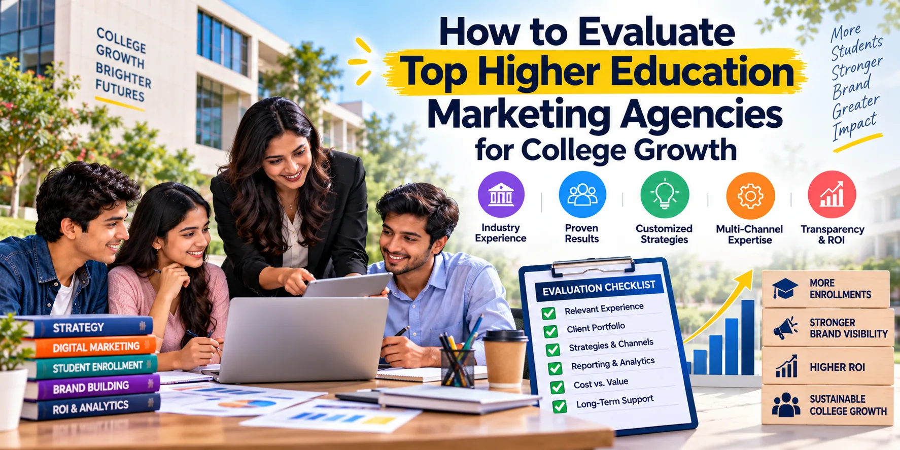 How to Evaluate Top Higher Education Marketing Agencies for College Growth