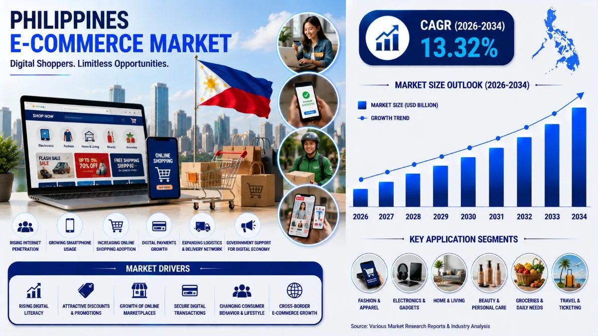 Philippines E-commerce Market: Industry Growth Analysis & Investment Opportunities 2026-2034