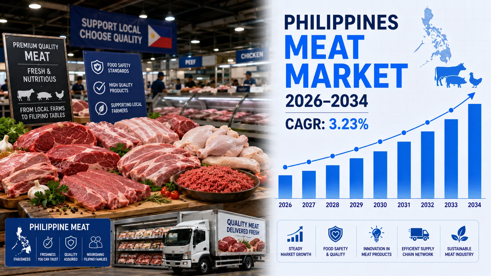 Philippines Meat Market | Size, Share, Trends and Forecast 2026-2034