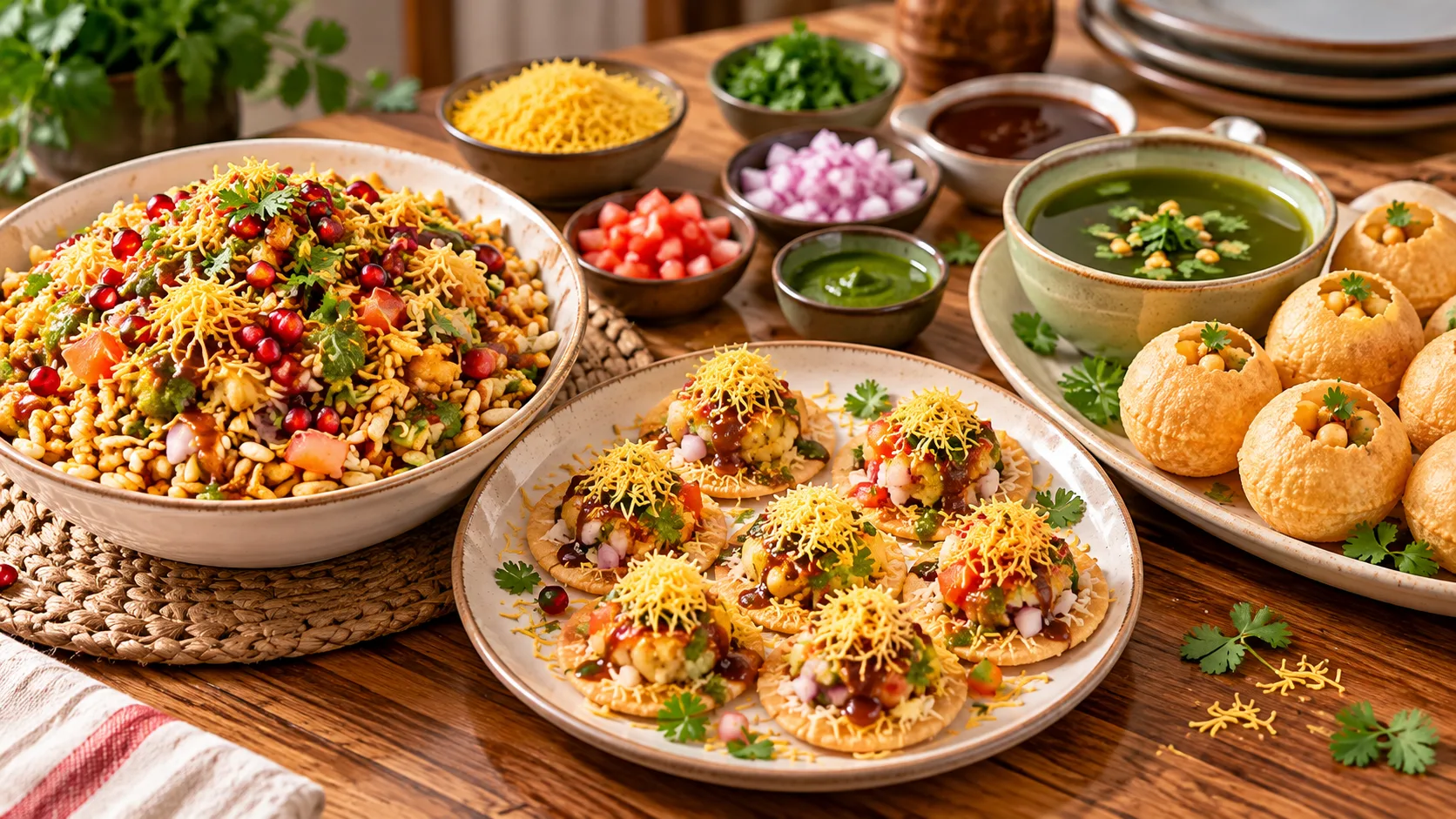 Bhel Puri vs Sev Puri vs Pani Puri: What's the Difference?