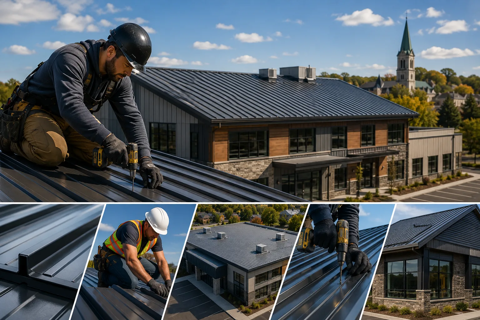Benefits of Metal Roofers in Woodstock, Ontario; Best Services and Commercial Roofing Contractors in Woodstock, Ontario for Modern Construction