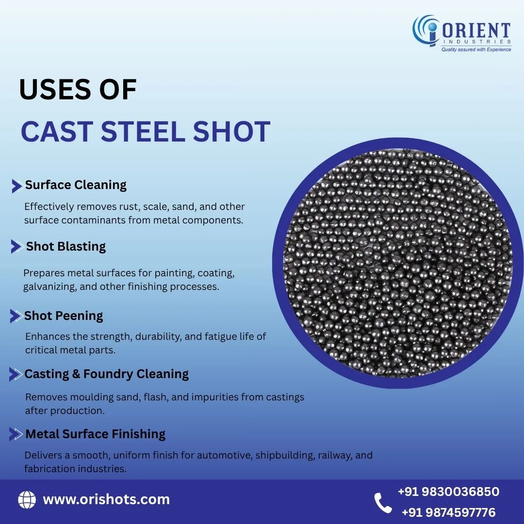 From Rust to Ready: How Cast Steel Shot Transforms Metal Surfaces