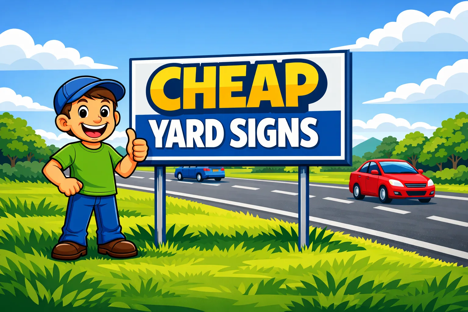 Affordable Advertising with Cheap Yard Signs