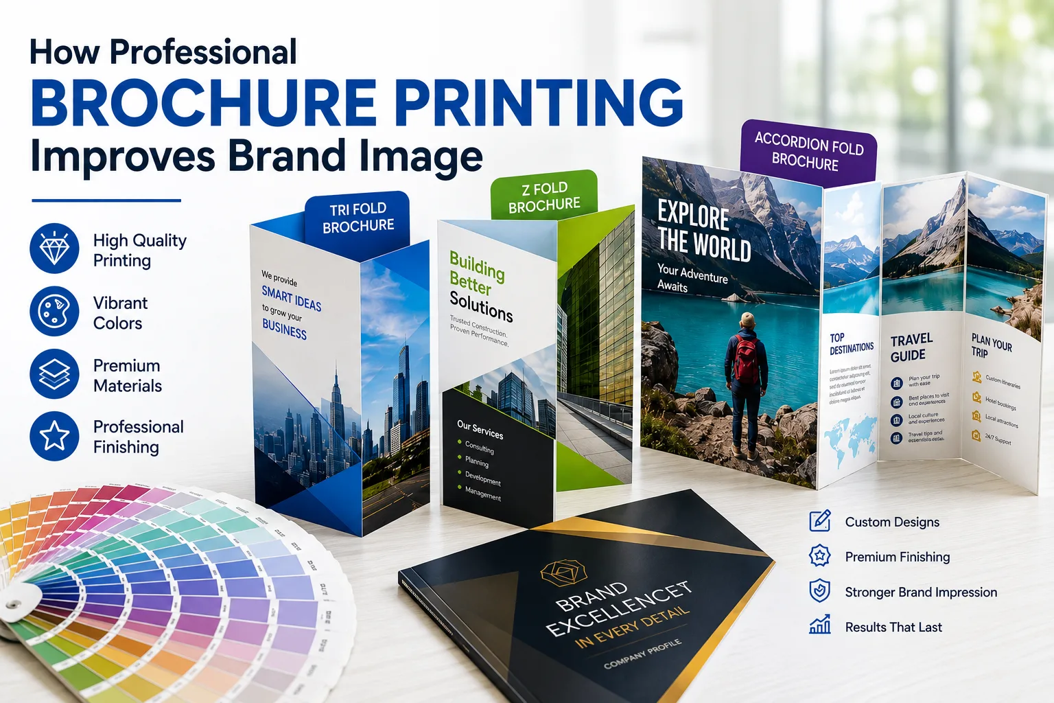 How Professional Brochure Printing Improves Brand Image