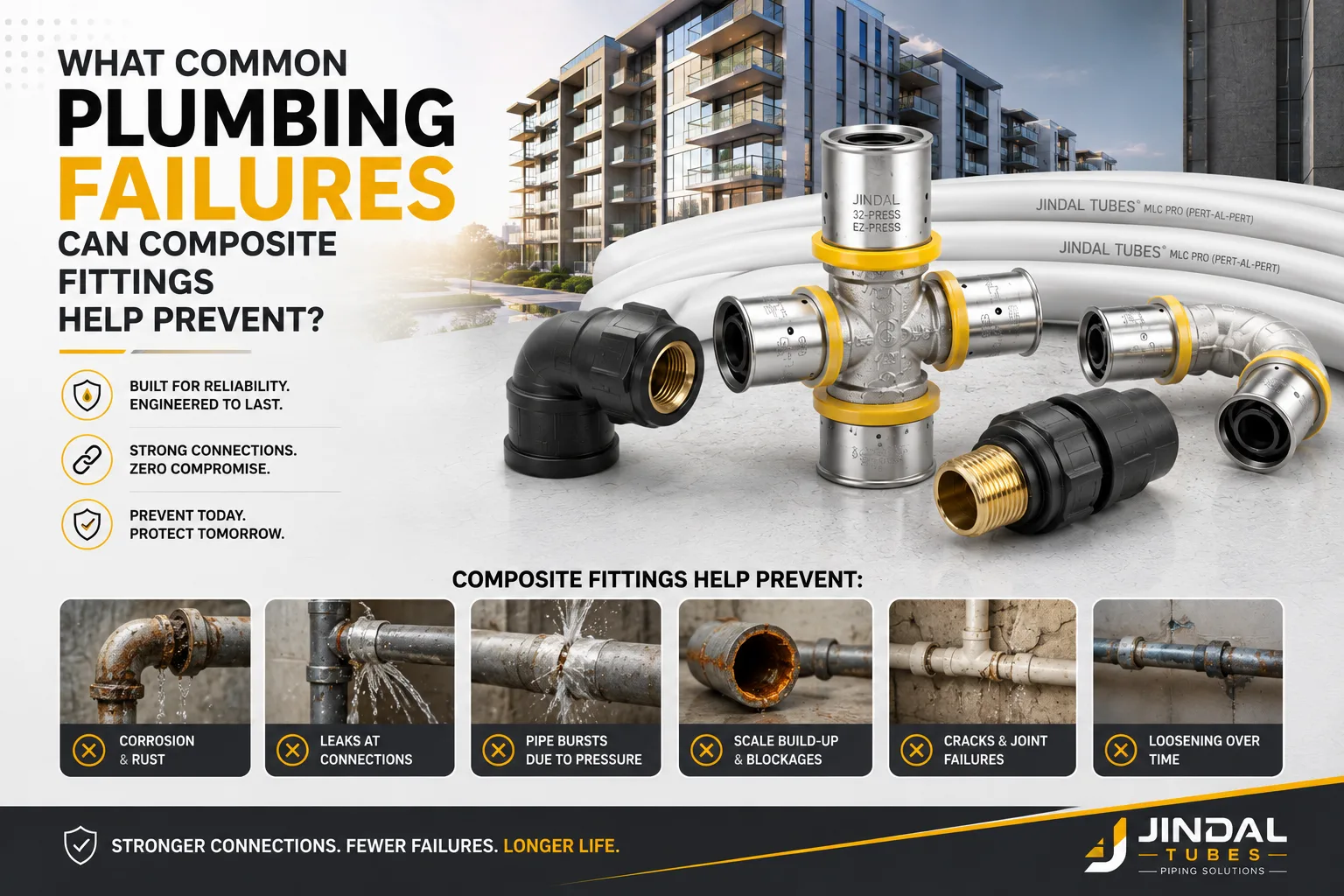 What Common Plumbing Failures Can Composite Fittings Help Prevent?