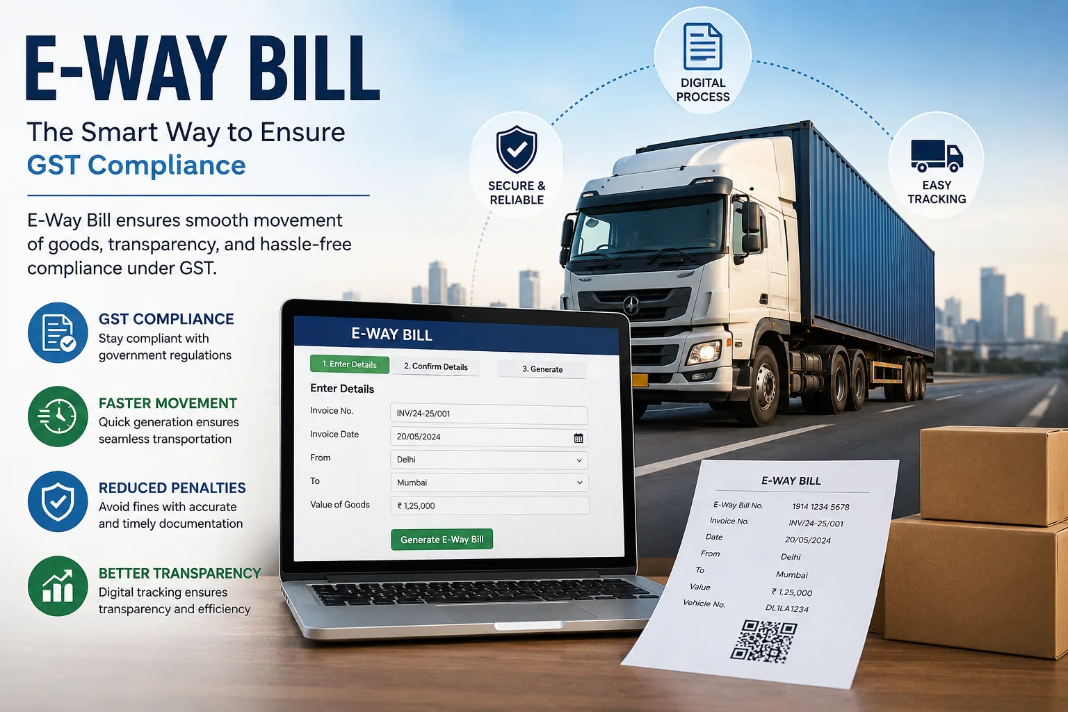The Importance of E-Way Bills in Modern Logistics and GST Compliance
